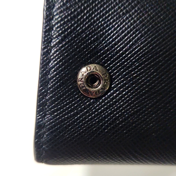 NEW! PRADA Authentic Saffiano Leather Black 6-Hook Key Case 2PG222 with Box - Picture 14 of 16